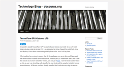 Desktop Screenshot of obscurus.org
